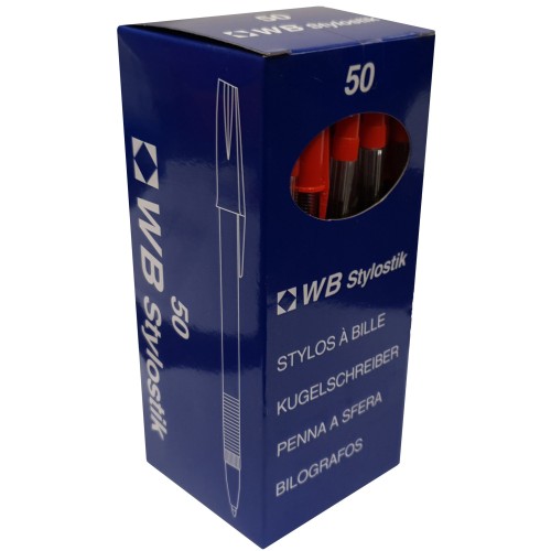 Ballpoint Pen Medium Red (50) Ballpoint Pen Medium Red (50)