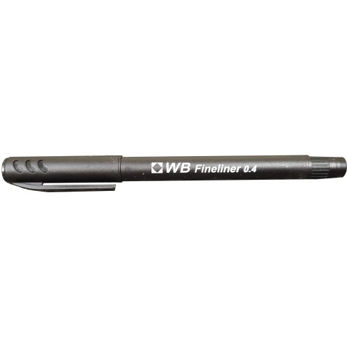 Fineliner Pen 0.4mm Black (10) Fineliner Pen 0.4mm Black (10)