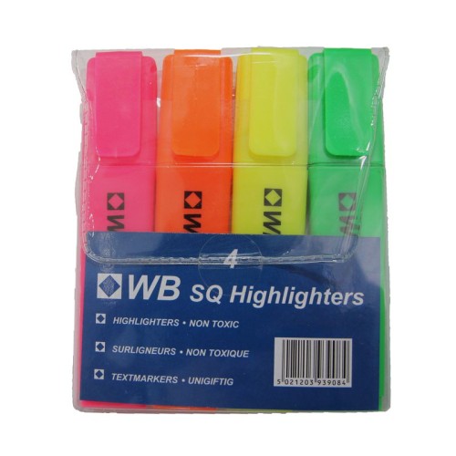 Highlighter Assorted Wallet (4) Highlighter Assorted Wallet (4)
