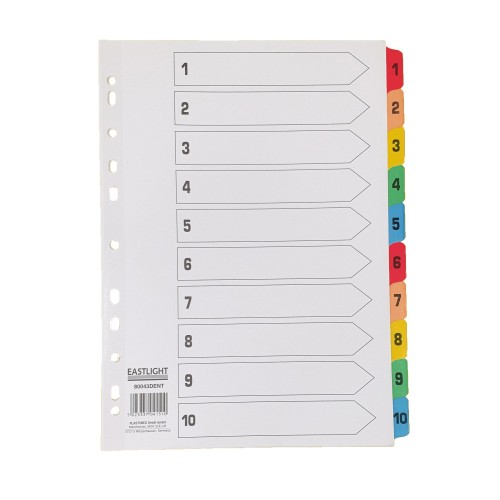 Index White Multicolour Tabs 1-10 Index White Multicolour Tabs 1-10