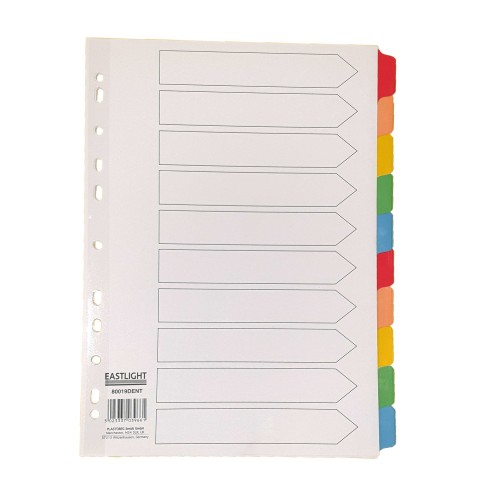 Index White Multicolour Tabs 10 Part Index White Multicolour Tabs 10 Part
