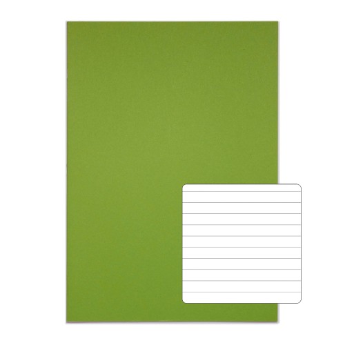 RHINO 13 x 9 Oversized Exercise Book 40 Page, Light Green, F8 (Pack of 100) RHINO 13 x 9 Oversized Exercise Book 40 Page, Light Green, F8 (Pack of 100)