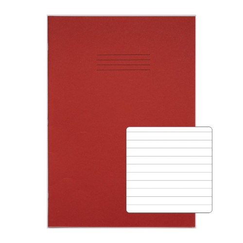 RHINO 13 x 9 Oversized Exercise Book 40 Page, Red, F8 (Pack of 100) RHINO 13 x 9 Oversized Exercise Book 40 Page, Red, F8 (Pack of 100)