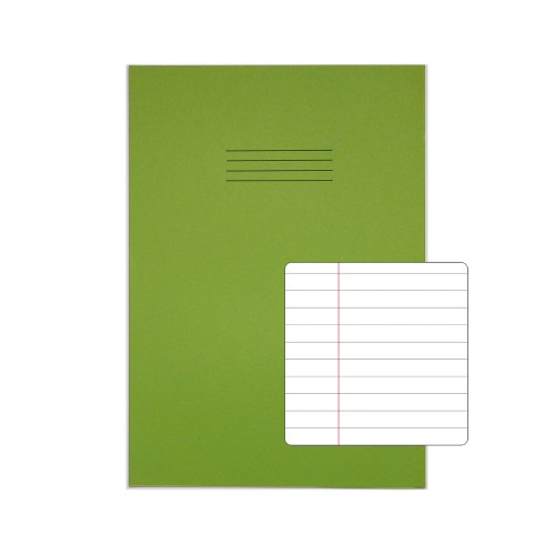 RHINO 13 x 9 Oversized Exercise Book 48 Page, Light Green, F8M (Pack of 10) RHINO 13 x 9 Oversized Exercise Book 48 Page, Light Green, F8M (Pack of 10)