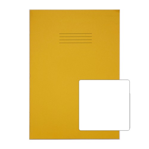 RHINO 13 x 9 Oversized Exercise Book 48 Page, Yellow, B (Pack of 50) RHINO 13 x 9 Oversized Exercise Book 48 Page, Yellow, B (Pack of 50)