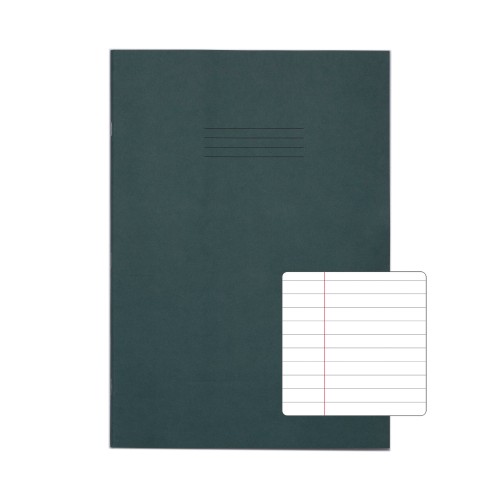 RHINO 13 x 9 Oversized Exercise Book 80 Page, Dark Green, F8M (Pack of 50) RHINO 13 x 9 Oversized Exercise Book 80 Page, Dark Green, F8M (Pack of 50)