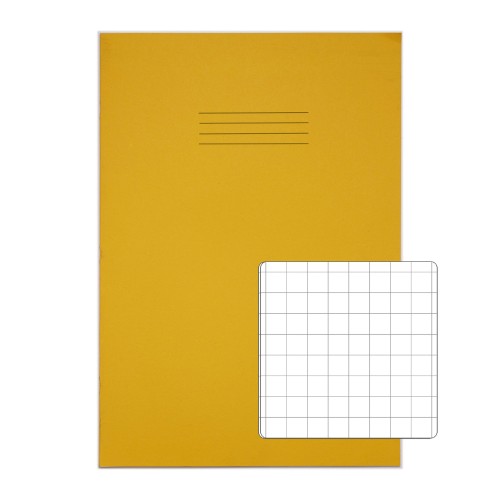 RHINO 13 x 9 Oversized Exercise Book 80 Page, Yellow, S10 (Pack of 50) RHINO 13 x 9 Oversized Exercise Book 80 Page, Yellow, S10 (Pack of 50)