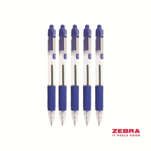 Z-Grip Retractable Ballpoint Pen Blue ink Box 12