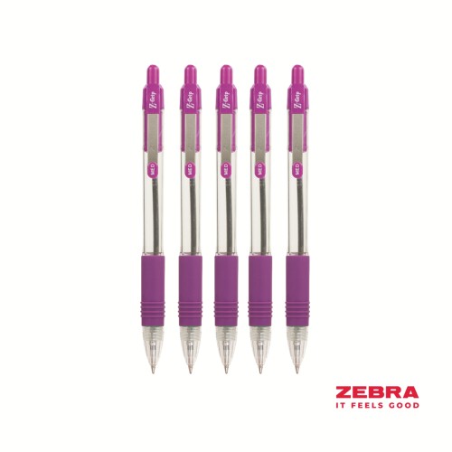 Z-Grip Retractable Ballpoint Pen Violet ink Box 12