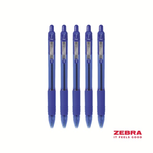 Z-Grip Smooth Retractable Ballpoint Pen Blue Ink Box 12