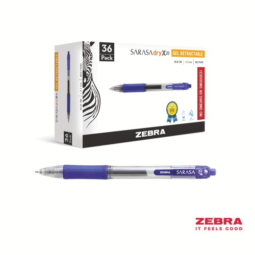 SARASA Gel Retractable Rollerball 0.7mm Pen Blue Ink Box 12