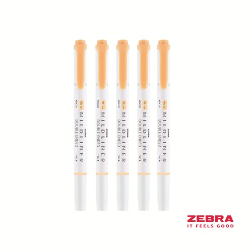 MILDLINER Double Ended Fluorescent Orange Highlighter Box 10 MILDLINER Double Ended Fluorescent Orange Highlighter Box 10