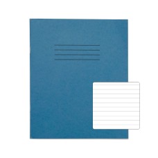 RHINO 8 x 6.5 Exercise Book 32 Page, Light Blue, F8 (Pack of 100)