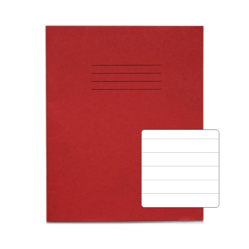 RHINO 8 x 6.5 Exercise Book 32 Page, Red, F15 (Pack of 100) RHINO 8 x 6.5 Exercise Book 32 Page, Red, F15 (Pack of 100)