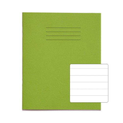 RHINO 8 x 6.5 Exercise Book 48 Page, Light Green, F15 (Pack of 100) RHINO 8 x 6.5 Exercise Book 48 Page, Light Green, F15 (Pack of 100)