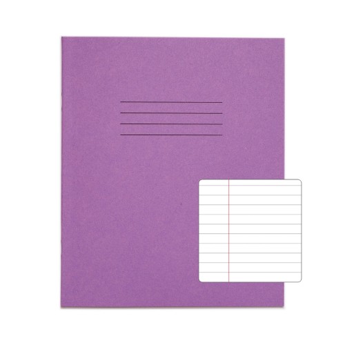 RHINO 8 x 6.5 Exercise Book 48 Page, Purple, F8M (Pack of 10) RHINO 8 x 6.5 Exercise Book 48 Page, Purple, F8M (Pack of 10)