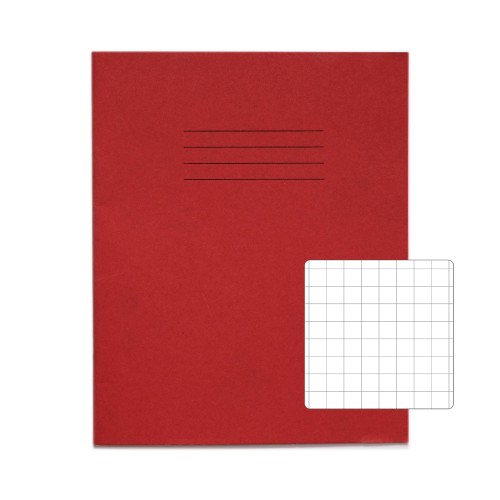 RHINO 8 x 6.5 Exercise Book 48 Page, Red, S10 (Pack of 100) RHINO 8 x 6.5 Exercise Book 48 Page, Red, S10 (Pack of 100)