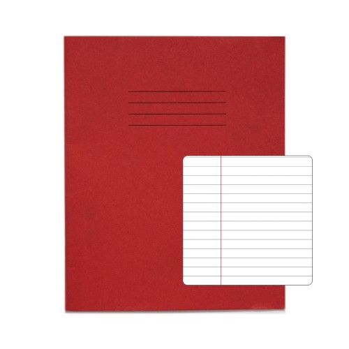 RHINO 8 x 6.5 Exercise Book 48 Page, Red, F6M (Pack of 100) RHINO 8 x 6.5 Exercise Book 48 Page, Red, F6M (Pack of 100)