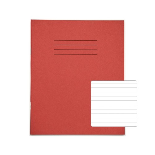 RHINO 8 x 6.5 Exercise Book 48 Page, Red, F8 (Pack of 100) RHINO 8 x 6.5 Exercise Book 48 Page, Red, F8 (Pack of 100)