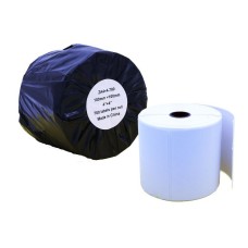 Compatible Zebra White Labels Roll 700 pcs (ZA4x4-700) Â  Â  Â  Â  Â 