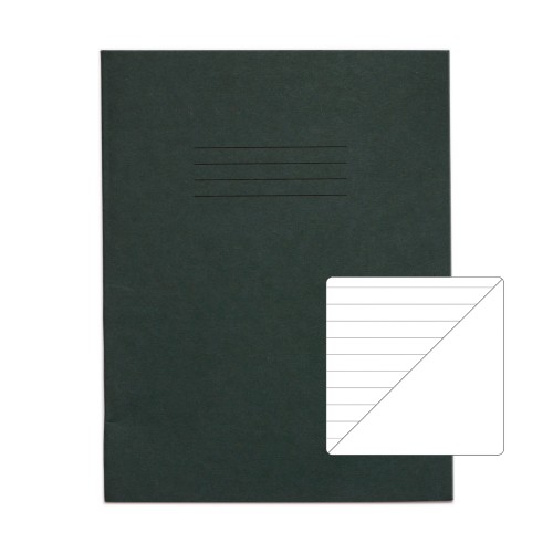 RHINO 9 x 7 Exercise Book 80 Page, Dark Green, F8/B (Pack of 100) RHINO 9 x 7 Exercise Book 80 Page, Dark Green, F8/B (Pack of 100)