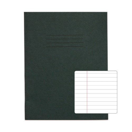 RHINO 9 x 7 Exercise Book 48 Page, Dark Green, F8M (Pack of 10) RHINO 9 x 7 Exercise Book 48 Page, Dark Green, F8M (Pack of 10)