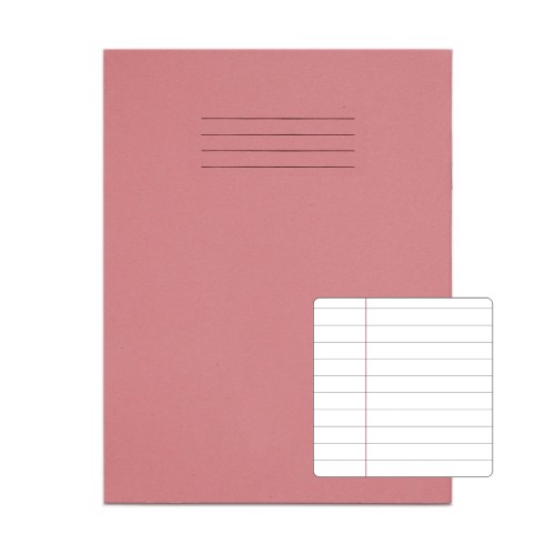 RHINO 9 x 7 Exercise Book 48 Page, Pink, F8M (Pack of 10) RHINO 9 x 7 Exercise Book 48 Page, Pink, F8M (Pack of 10)
