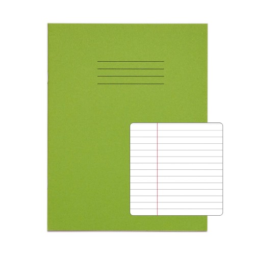 RHINO 9 x 7 Exercise Book 80 Page, Light Green, F6M (Pack of 100) RHINO 9 x 7 Exercise Book 80 Page, Light Green, F6M (Pack of 100)