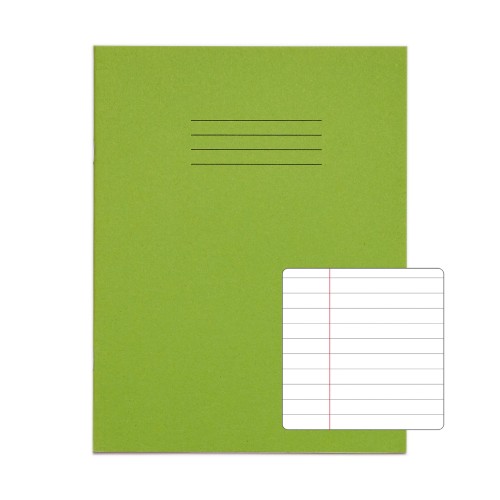 RHINO 9 x 7 Exercise Book 80 Page, Light Green, F8M (Pack of 100) RHINO 9 x 7 Exercise Book 80 Page, Light Green, F8M (Pack of 100)
