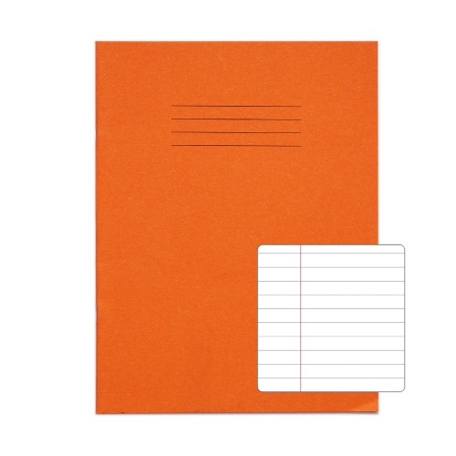 RHINO 9 x 7 Exercise Book 80 Page, Orange, F8M (Pack of 100) RHINO 9 x 7 Exercise Book 80 Page, Orange, F8M (Pack of 100)