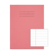 RHINO 9 x 7 Exercise Book 80 Page, Pink, F8M (Pack of 100)