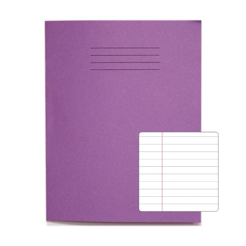 RHINO 9 x 7 Exercise Book 80 Page, Purple, F8M (Pack of 100) RHINO 9 x 7 Exercise Book 80 Page, Purple, F8M (Pack of 100)