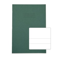 RHINO A4 Exercise Book 32 Page, Dark Green, TB/F20 (Pack of 10)