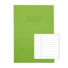 RHINO A4 Exercise Book 32 Page, Light Green, F8M (Pack of 10)