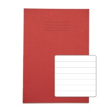 RHINO A4 Exercise Book 32 Page, Red, F12 (Pack of 10)
