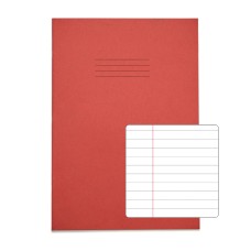 RHINO A4 Exercise Book 32 Page, Red, F8M (Pack of 10)