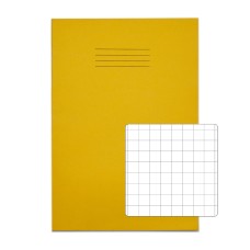 RHINO A4 Exercise Book 32 Page, Yellow, S10 (Pack of 10)