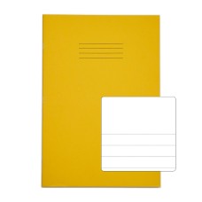 RHINO A4 Exercise Book 32 Page, Yellow, TB/F13 (Pack of 10)