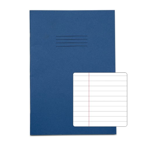 RHINO A4 Exercise Book 48 page, Dark Blue, F8M (Pack of 100) RHINO A4 Exercise Book 48 page, Dark Blue, F8M (Pack of 100)