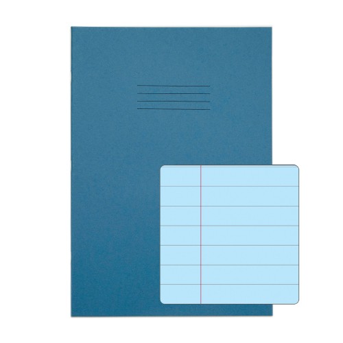 RHINO A4 Special Exercise Book 48 Page, Light Blue with Tinted Blue Paper, F12M (Pack of 50) RHINO A4 Special Exercise Book 48 Page, Light Blue with Tinted Blue Paper, F12M (Pack of 50)