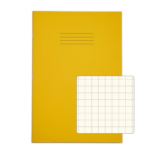 RHINO A4 Special Exercise Book 48 Page, Yellow with Tinted Cream Paper, S10 (Pack of 10) RHINO A4 Special Exercise Book 48 Page, Yellow with Tinted Cream Paper, S10 (Pack of 10)