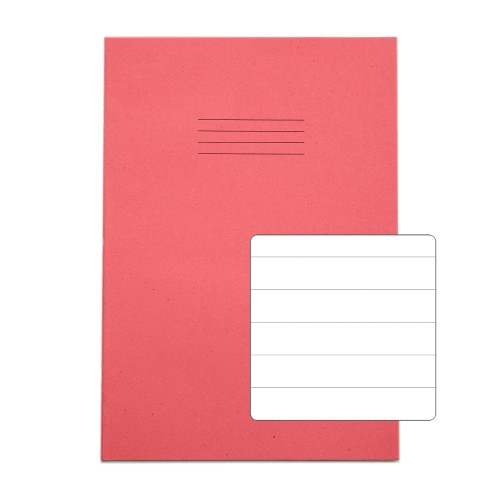 RHINO A4 Exercise Book 64 Page, Pink, F15 (Pack of 50) RHINO A4 Exercise Book 64 Page, Pink, F15 (Pack of 50)