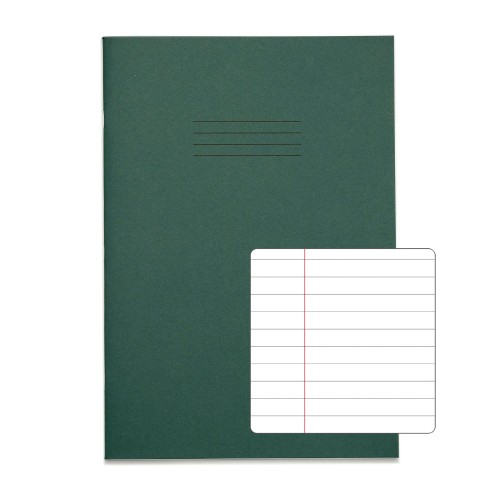 RHINO A4 Exercise Book 80 Page, Dark Green, F8M (Pack of 50) RHINO A4 Exercise Book 80 Page, Dark Green, F8M (Pack of 50)