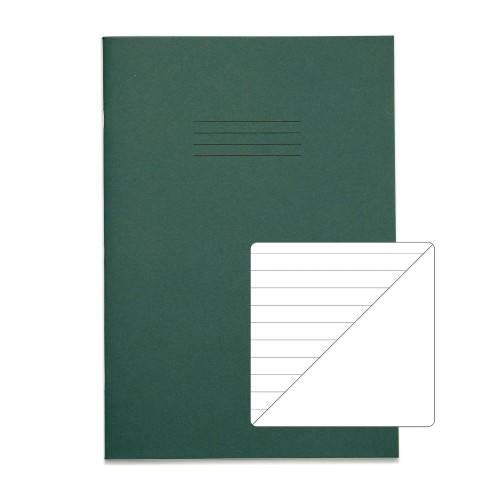 RHINO A4 Exercise Book 80 Page, Dark Green, F8/B (Pack of 10) RHINO A4 Exercise Book 80 Page, Dark Green, F8/B (Pack of 10)
