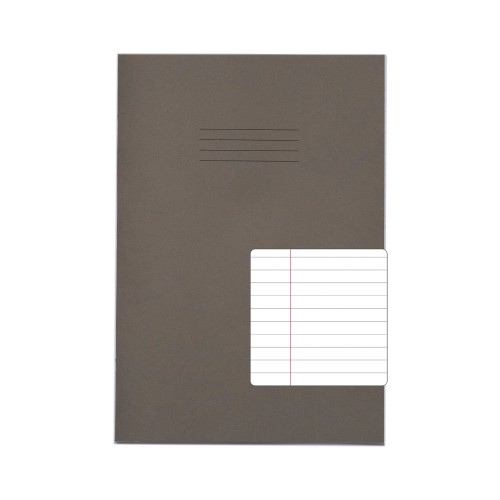 RHINO A4 Exercise Book 80 Page, Grey, F8M (Pack of 10) RHINO A4 Exercise Book 80 Page, Grey, F8M (Pack of 10)
