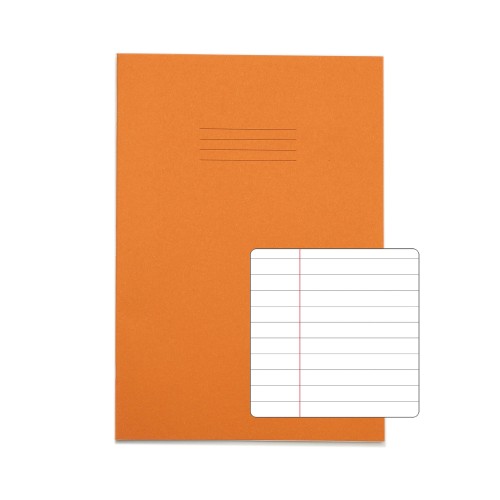 RHINO A4 Exercise Book 80 Page, Orange, F8M (Pack of 50) RHINO A4 Exercise Book 80 Page, Orange, F8M (Pack of 50)
