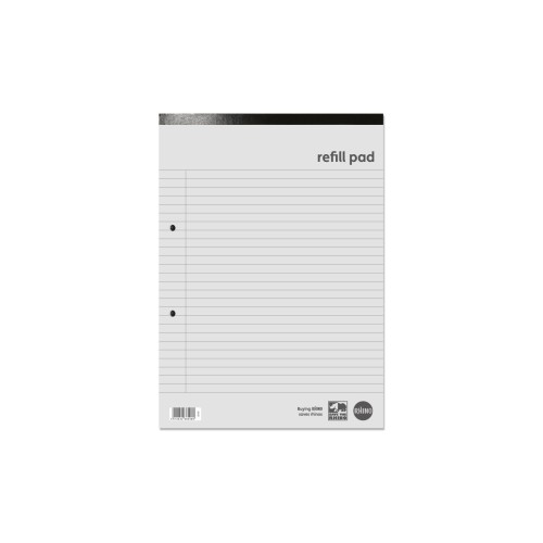 Rhino Everyday Feint Ruled Margin Head Bound Refill Pad 160 Pages A4 Pack of 10 Rhino Everyday Feint Ruled Margin Head Bound Refill Pad 160 Pages A4 Pack of 10