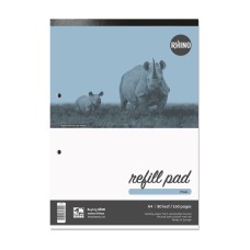 RHINO A4 Refill Pad 80 Leaf, B (Pack of 10)