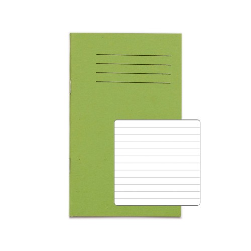 RHINO A6+ Exercise Book 48 page, Green Light, F7 (Pack of 100) RHINO A6+ Exercise Book 48 page, Green Light, F7 (Pack of 100)
