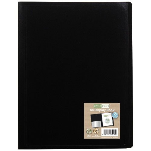 A4 100% Recycled 40 Pocket Flexicover Display Book - Single A4 100% Recycled 40 Pocket Flexicover Display Book - Single